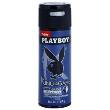 Playboy King Of The Game deodorant spray pentru bărbați