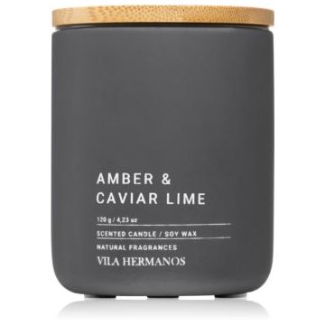 Vila Hermanos Concrete Amber & Caviar Lime lumânare parfumată ieftin