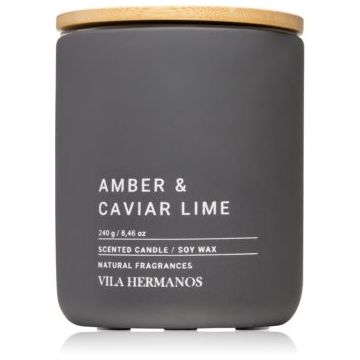 Vila Hermanos Concrete Amber & Caviar Lime lumânare parfumată de firma original