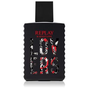 Replay Signature Lovers For Man Eau de Toilette pentru bărbați