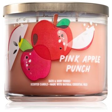 Bath & Body Works Pink Apple Punch lumânare parfumată de firma original