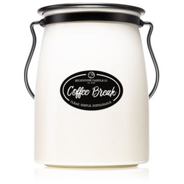 Milkhouse Candle Co. Creamery Coffee Break lumânare parfumată Butter Jar