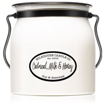 Milkhouse Candle Co. Creamery Oatmeal, Milk & Honey lumânare parfumată Butter Jar ieftin