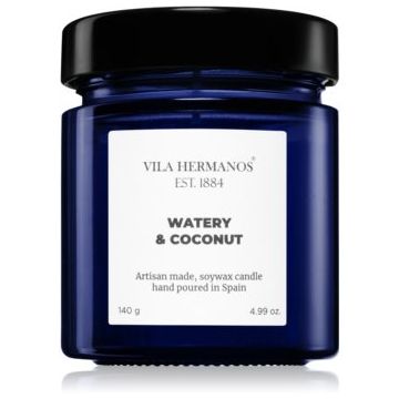 Vila Hermanos Apothecary Cobalt Blue Watery & Coconut lumânare parfumată