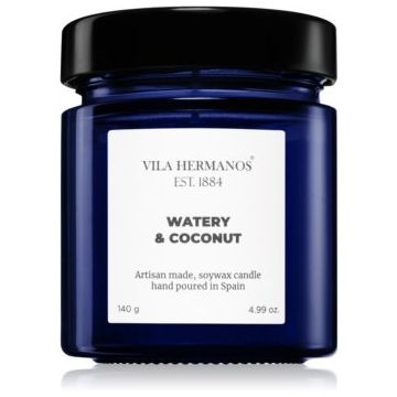 Vila Hermanos Apothecary Cobalt Blue Watery & Coconut lumânare parfumată ieftin