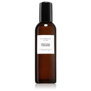 Vila Hermanos Apothecary Fresh Basil & Rhubarb spray pentru camera de firma original