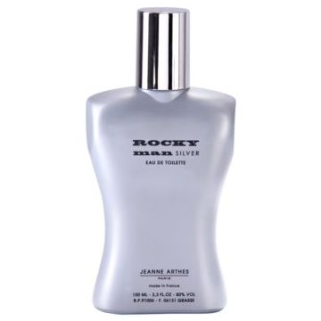 Jeanne Arthes Rocky Man Silver Eau de Toilette pentru bărbați de firma original