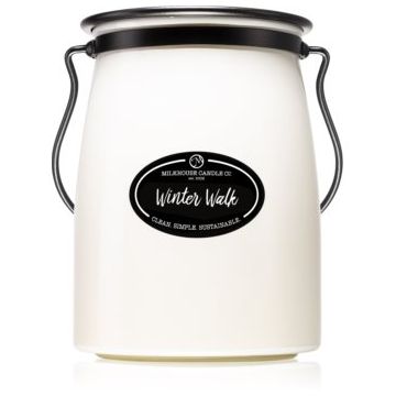 Milkhouse Candle Co. Creamery Winter Walk lumânare parfumată Butter Jar