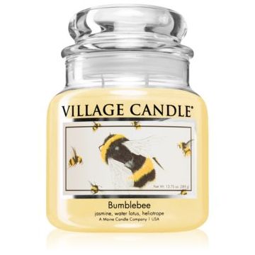 Village Candle Bumblebee lumânare parfumată (Glass Lid) de firma original