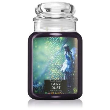 Village Candle Fairy Dust lumânare parfumată (Glass Lid) de firma original