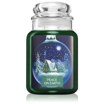 Village Candle Peace on Earth lumânare parfumată (Glass Lid) de firma original