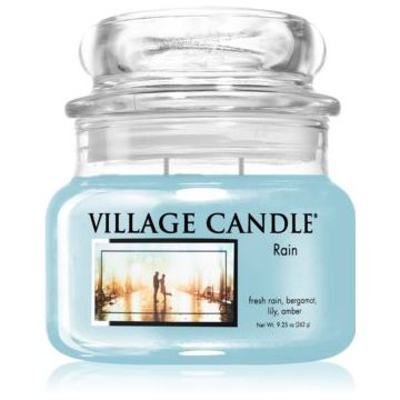 Village Candle Rain lumânare parfumată (Glass Lid) de firma original