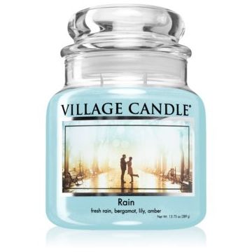 Village Candle Rain lumânare parfumată (Glass Lid) de firma original