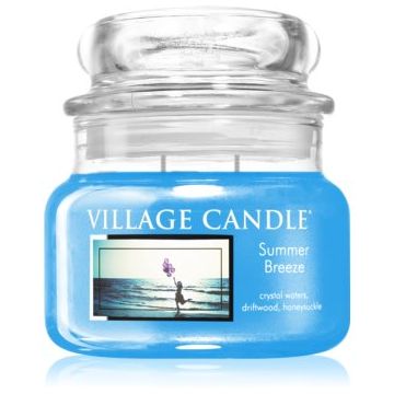 Village Candle Summer Breeze lumânare parfumată (Glass Lid) de firma original