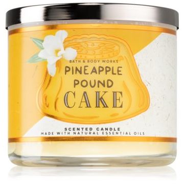 Bath & Body Works Pineapple Pound Cake lumânare parfumată de firma original