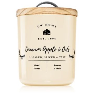 DW Home Farmhouse Cinnamon Apple & Oats lumânare parfumată ieftin