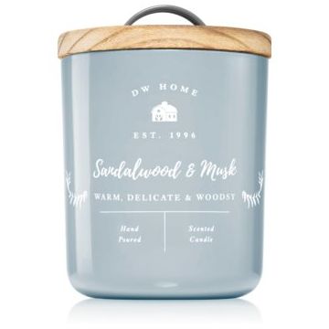 DW Home Farmhouse Sandalwood & Musk lumânare parfumată de firma original