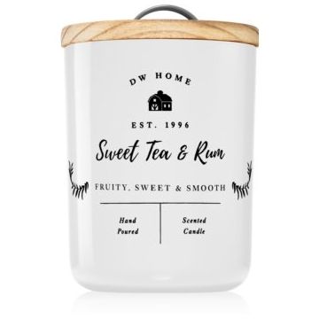 DW Home Farmhouse Sweet Tea & Rum lumânare parfumată