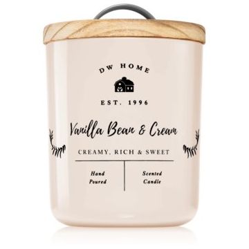 DW Home Farmhouse Vanilla Bean & Cream lumânare parfumată ieftin