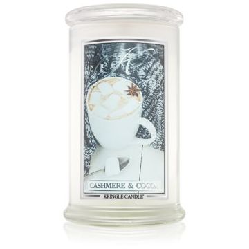 Kringle Candle Cashmere & Cocoa lumânare parfumată