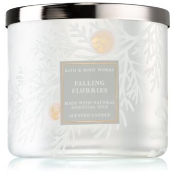 Bath & Body Works Falling Flurries lumânare parfumată de firma original