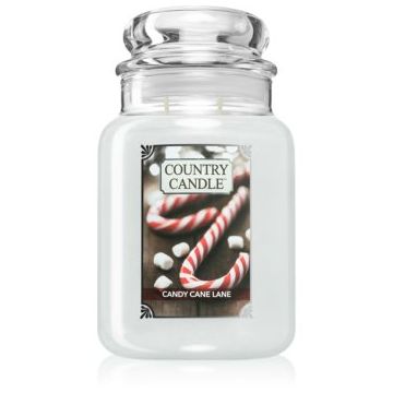 Country Candle Candy Cane Lane lumânare parfumată de firma original