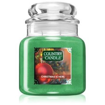 Country Candle Christmas Is Here lumânare parfumată ieftin