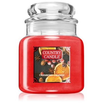 Country Candle Cranberry Orange lumânare parfumată