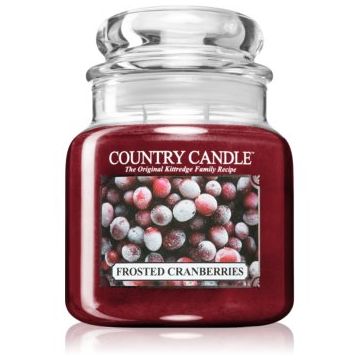 Country Candle Frosted Cranberries lumânare parfumată