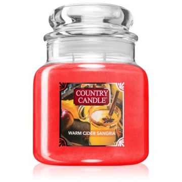 Country Candle Warm Cider Sangria lumânare parfumată de firma original