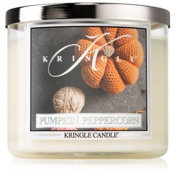 Kringle Candle Pumpkin Peppercorn lumânare parfumată ieftin