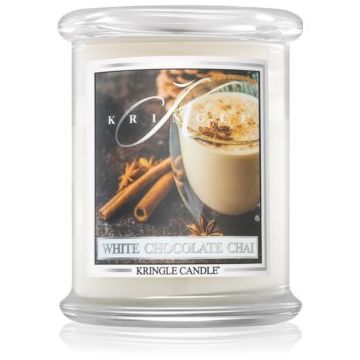 Kringle Candle White Chocolate Chai lumânare parfumată de firma original