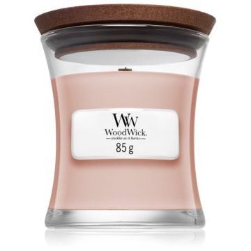 Woodwick Vanilla & Sea Salt lumânare parfumată cu fitil din lemn de firma original