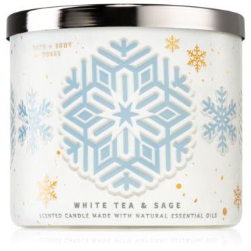 Bath & Body Works White Tea& Sage lumânare parfumată de firma original