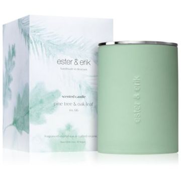 ester & erik scented candle pine tree & oak leaf (no. 66) lumânare parfumată ieftin