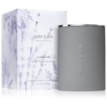 ester & erik scented candle white thyme & moss (no. 42) lumânare parfumată ieftin