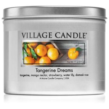 Village Candle Tangerine Dreams lumânare parfumată în placă