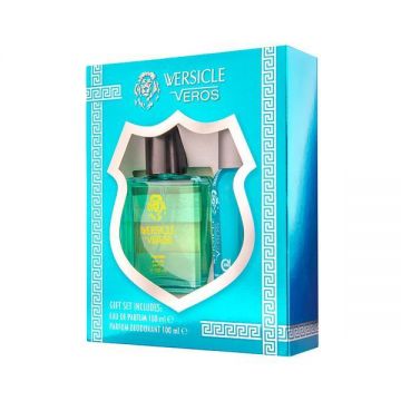 Set cadou barbati Wersicle Veros SET1140 - Apa de parfum 100 ml + Deodorant 100 ml de firma original