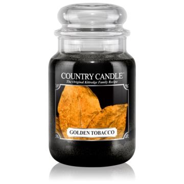 Country Candle Golden Tobacco lumânare parfumată