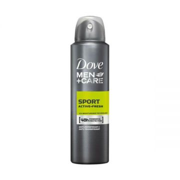 Deodorant Spray Antiperspirant pentru Barbati - Dove Men+Care Sport Active+Fresh, 150 ml ieftin