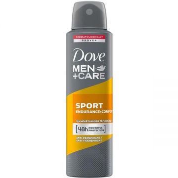 Deodorant Spray Antiperspirant pentru Barbati - Dove Men+Care Sport Endurance+Comfort, 150 ml la reducere