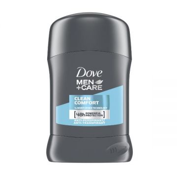 Deodorant Stick Antiperspirant pentru Barbati - Dove Men +Care Clean Comfort, 50 ml