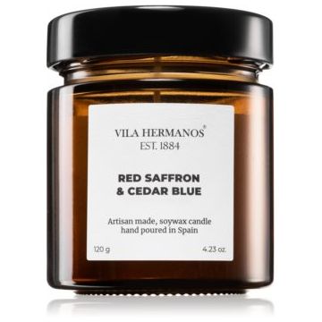 Vila Hermanos Apothecary Red Saffron & Cedar Blue lumânare parfumată