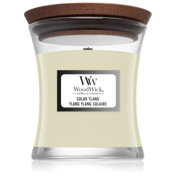 Woodwick Solar Ylang lumânare parfumată cu fitil din lemn de firma original