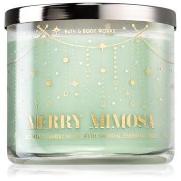 Bath & Body Works Merry Mimosa lumânare parfumată de firma original