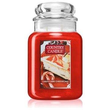 Country Candle Candy Cane Cheescake lumânare parfumată de firma original