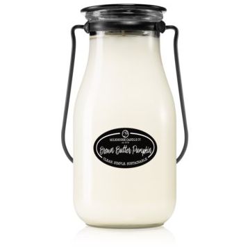 Milkhouse Candle Co. Creamery Brown Butter Pumpkin lumânare parfumată Milkbottle