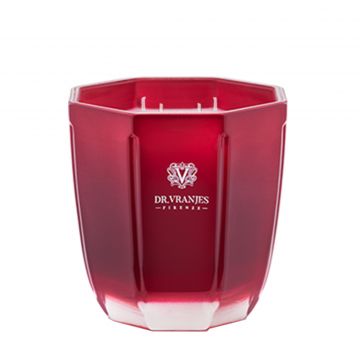 Rosso nobile red tormaline candle 500 gr