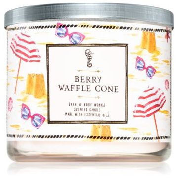 Bath & Body Works Berry Waffle Cone lumânare parfumată de firma original