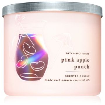 Bath & Body Works Pink Apple Punch lumânare parfumată de firma original